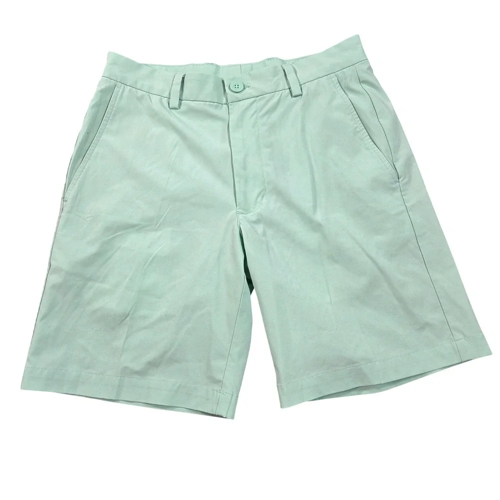 Vineyard Vines Performance Breaker Shorts Mens 28 Green Golf Stretch 8 Inseam